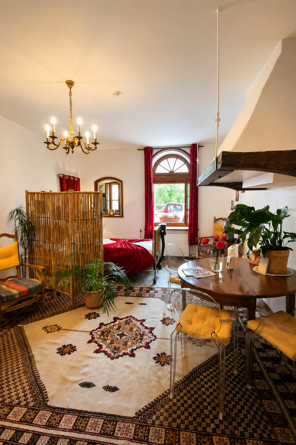 Chambre Bambou, pièce à vivre